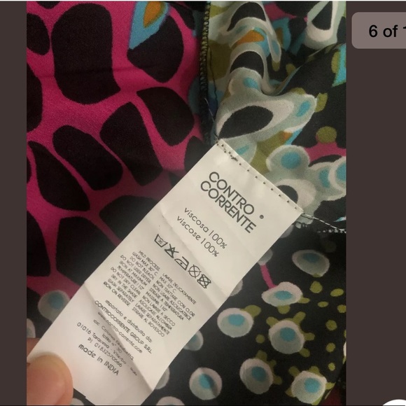 Contro Corrente Printed Halter Maxi Dress OS - Picture 5 of 8